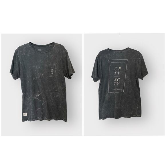 Lira men’s casual heathered gray tshirt, medium - Picture 1 of 4